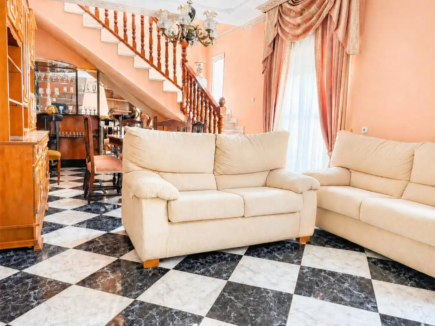 Sala de estar de Piso en venta en Alhama de Almería con Aire acondicionado, Calefacción y Terraza