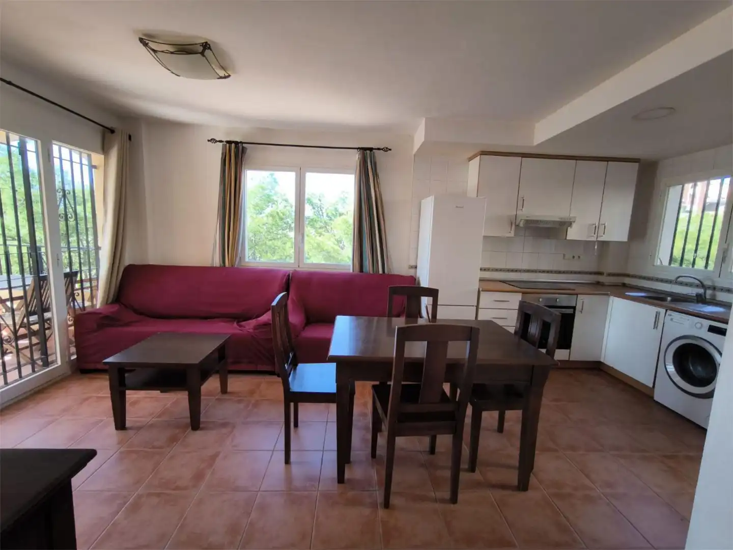 Piso en venta en Carrer de la Boira, 9, Bonalba - Cotoveta Sala de estar de Piso en venta en Mutxamel con Aire acondicionado, Terraza y Amueblado