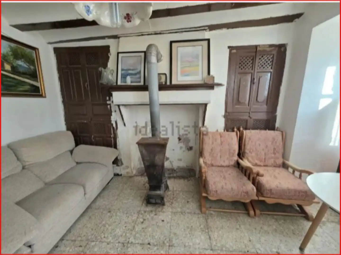 Casa adosada en venta en Calle Agua, 6, María Sala de estar de Casa adosada en venta en María con Calefacción, Trastero y Amueblado