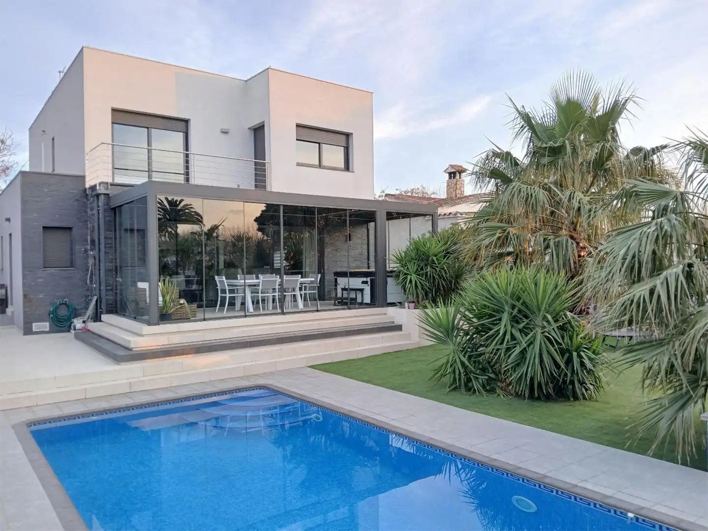 Terraza de Casa o chalet en venta en Empuriabrava con Aire acondicionado, Terraza y Piscina