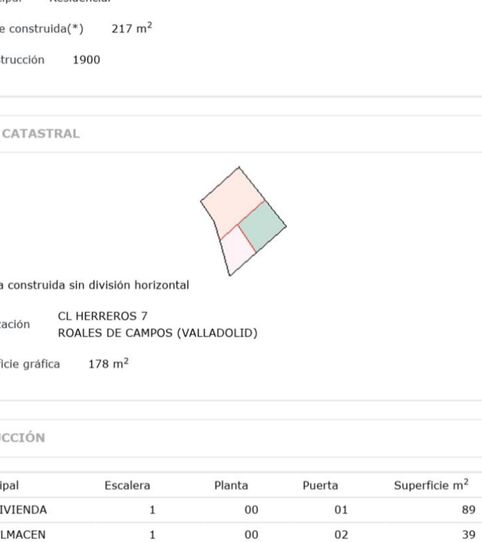 Foto 2 von Einfamilien-Reihenhaus zum Verkauf in Calle Herreros, 7, Roales de Campos, Valladolid