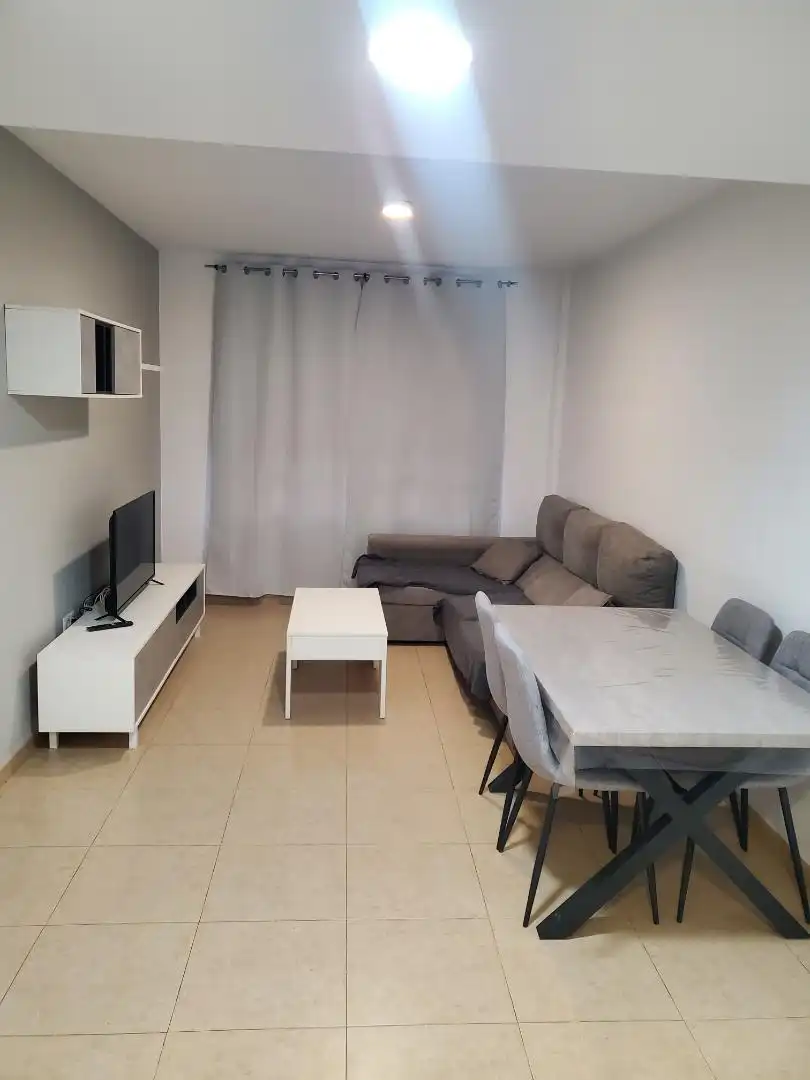 Sala de estar de Piso de alquiler en  Murcia Capital con Calefacción, Parquet y Trastero