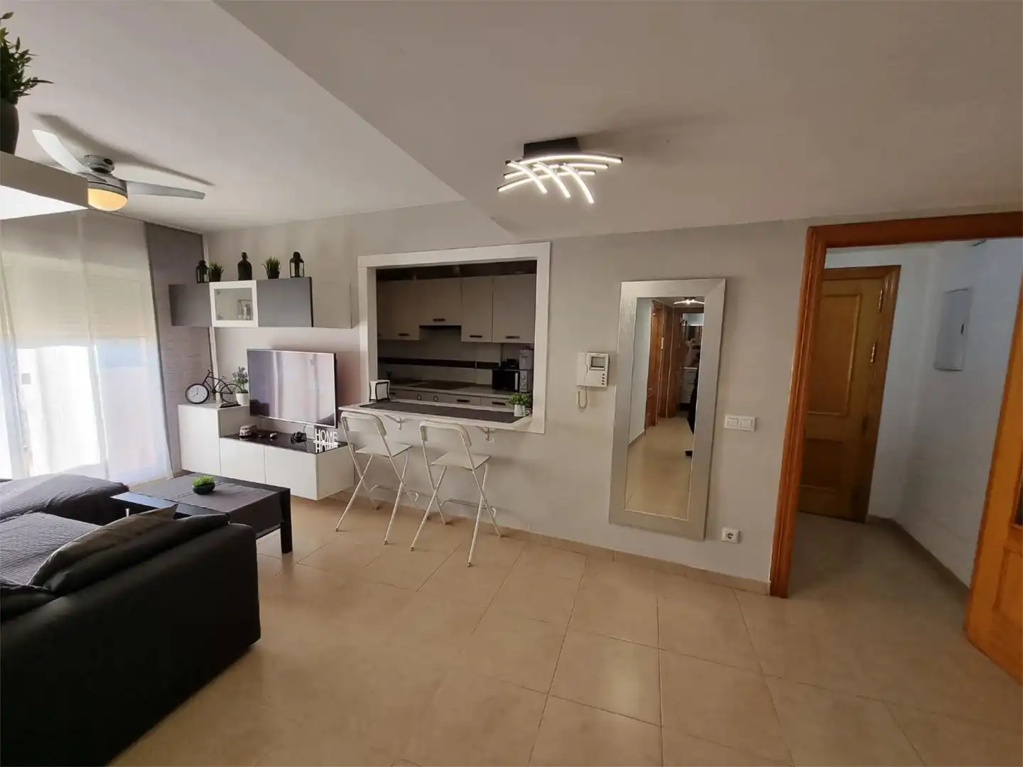 Wohnzimmer von Wohnung zum Verkauf in Vera mit Klimaanlage