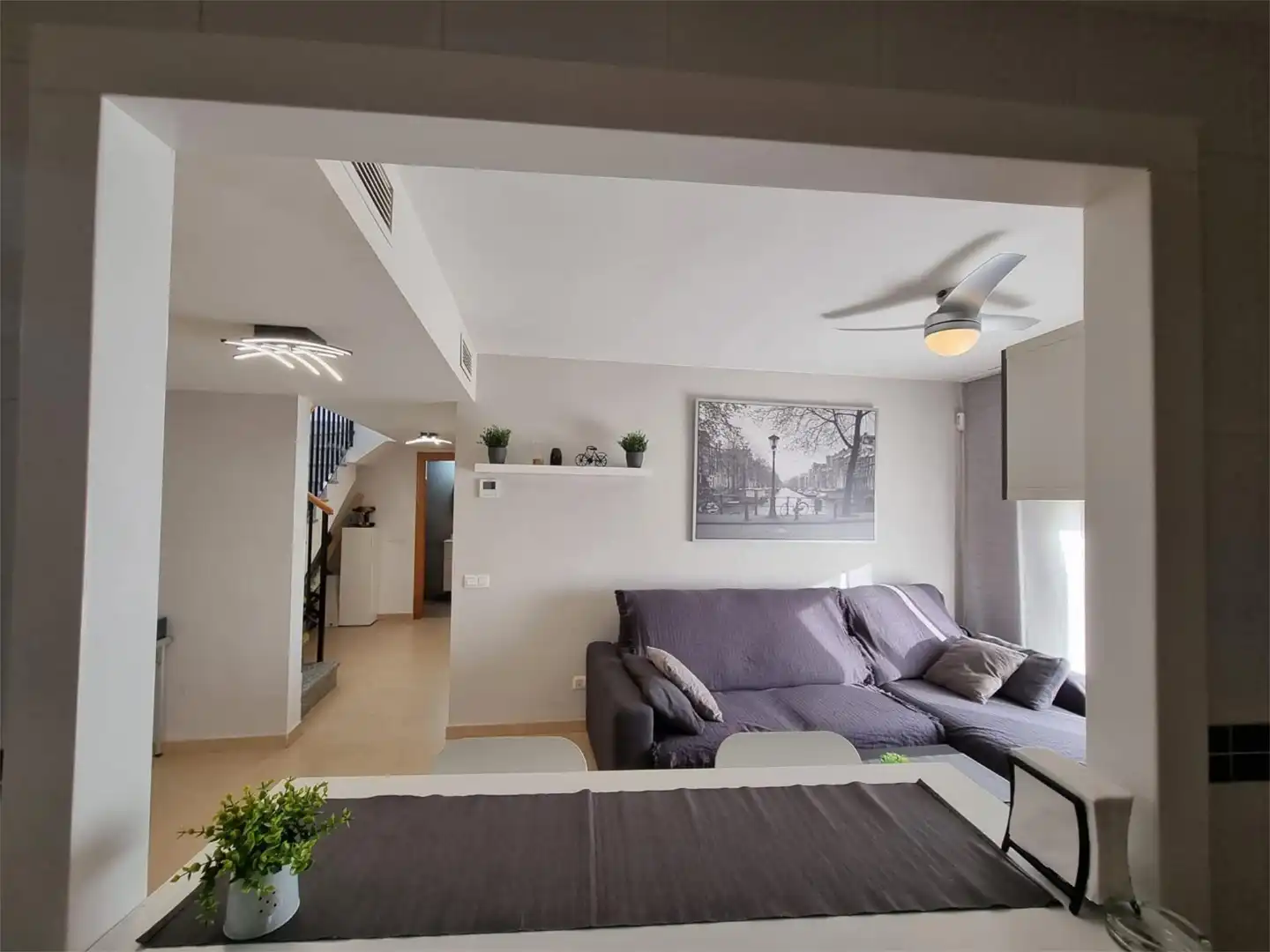 Wohnzimmer von Wohnung zum Verkauf in Vera mit Klimaanlage