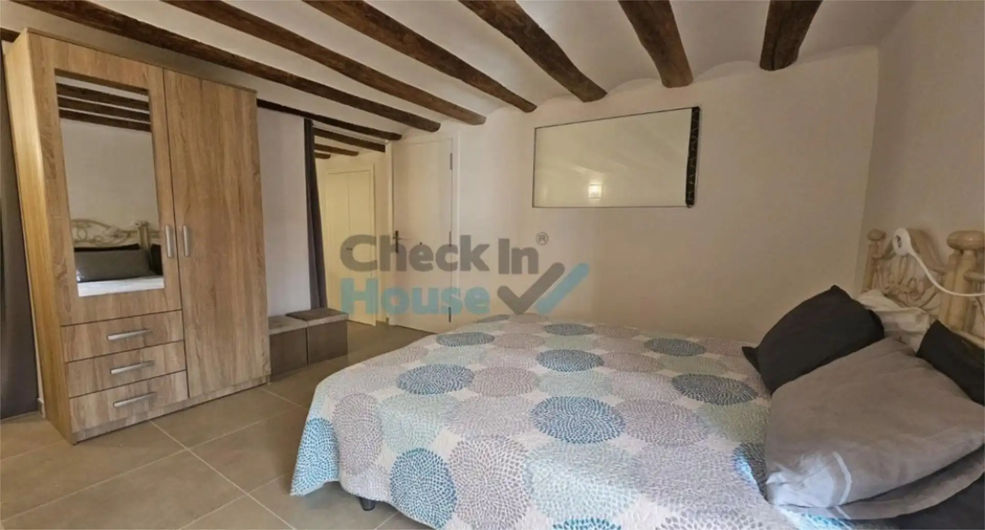 Bedroom of Flat for sale in La Fregeneda   with Air Conditioner, Heating and Private garden