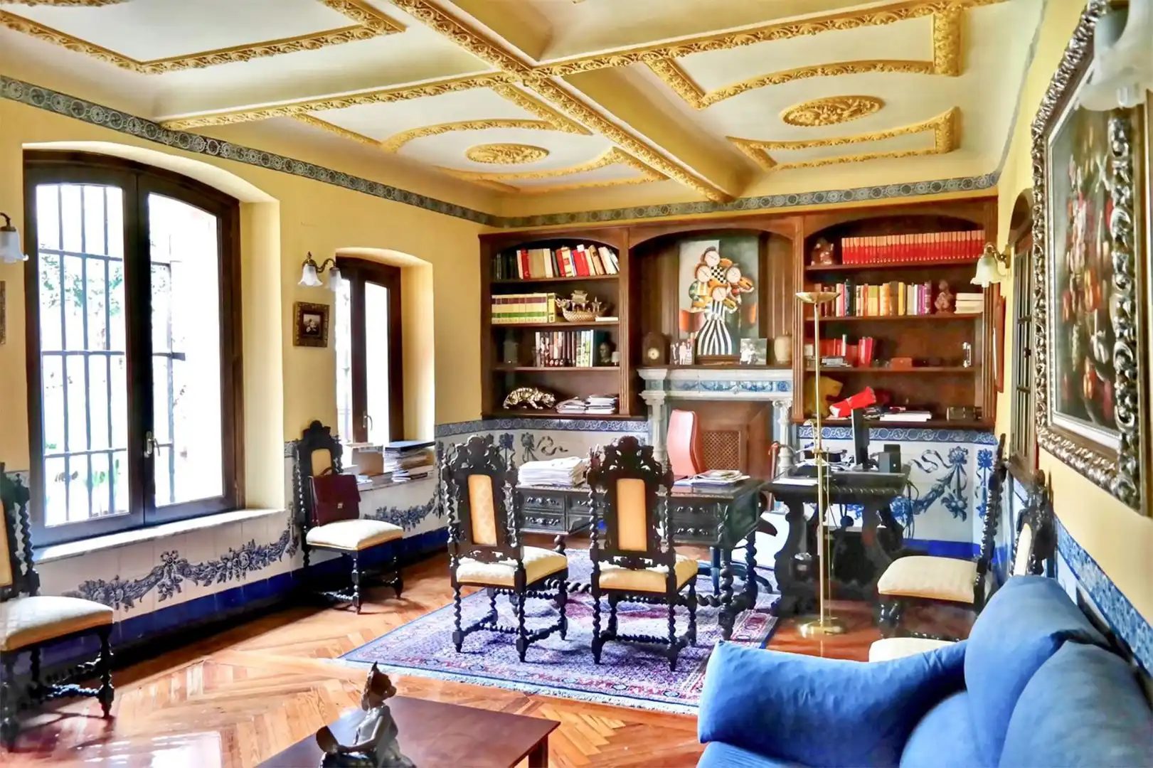Einfamilien-Reihenhaus zum Verkauf in Calle Mesones, 32, Casco Antiguo Wohnzimmer von Einfamilien-Reihenhaus zum Verkauf in Talavera de la Reina mit Klimaanlage, Heizung und Privatgarten