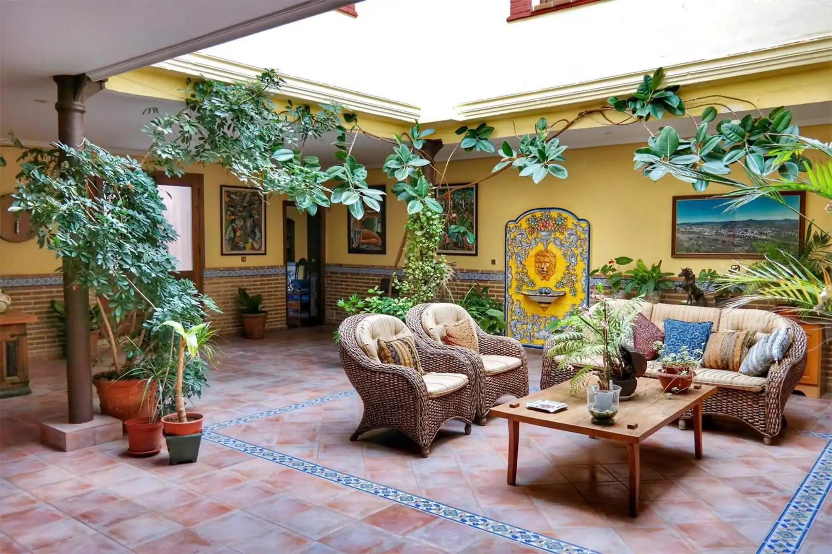 Einfamilien-Reihenhaus zum Verkauf in Calle Mesones, 32, Casco Antiguo Terrasse von Einfamilien-Reihenhaus zum Verkauf in Talavera de la Reina mit Klimaanlage, Heizung und Privatgarten