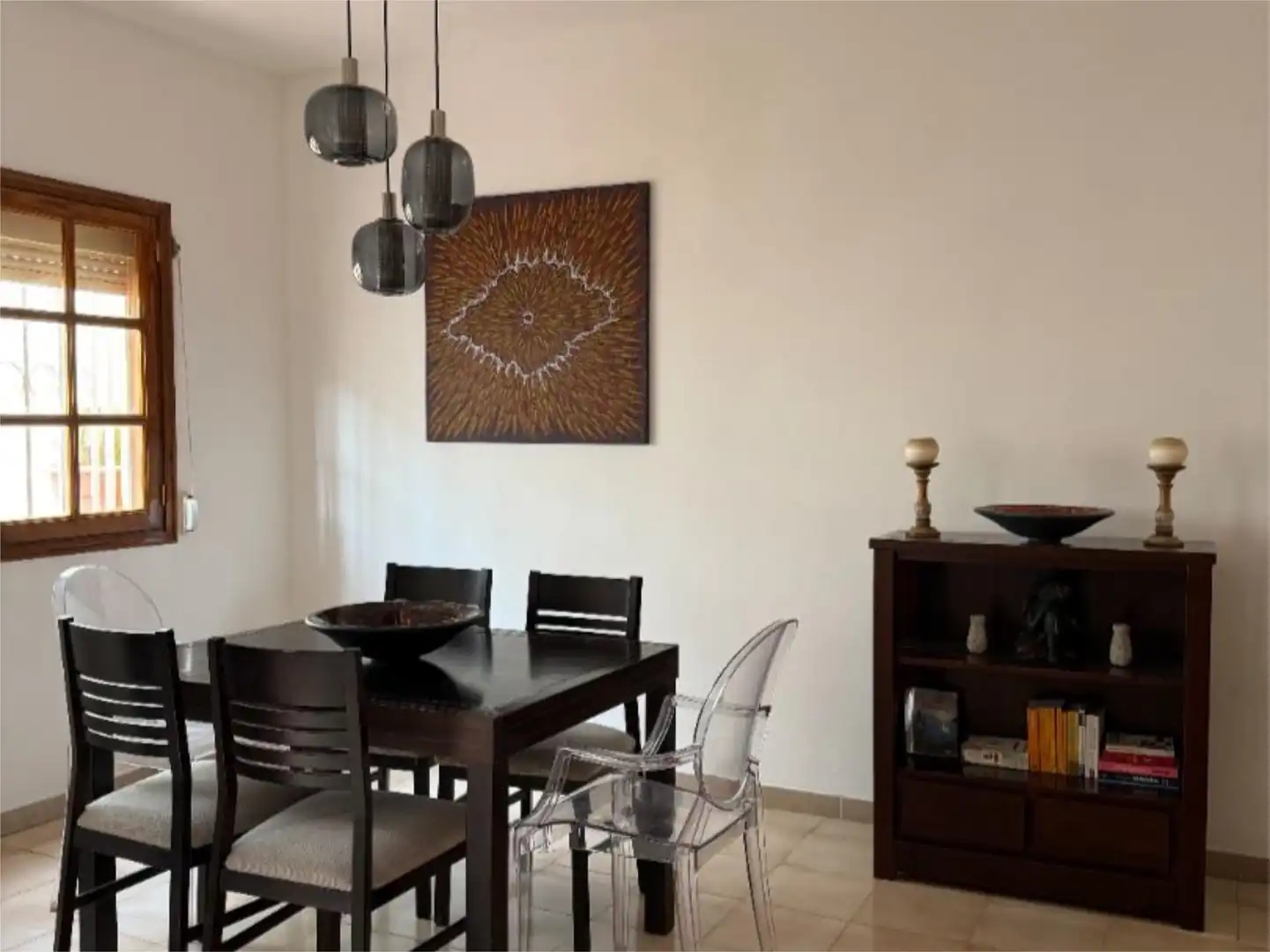 Flat for rent in Calle Mandolina, 3, San Fernando Dining room of Flat for rent in San Bartolomé de Tirajana with Air Conditioner, Heating and Terrace