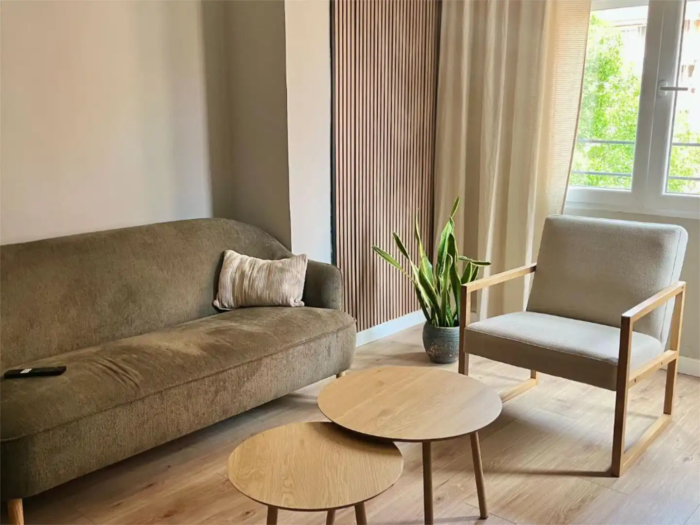 Wohnzimmer von Wohnung zur untervermieten in Alicante / Alacant mit Parkett und Möbliert