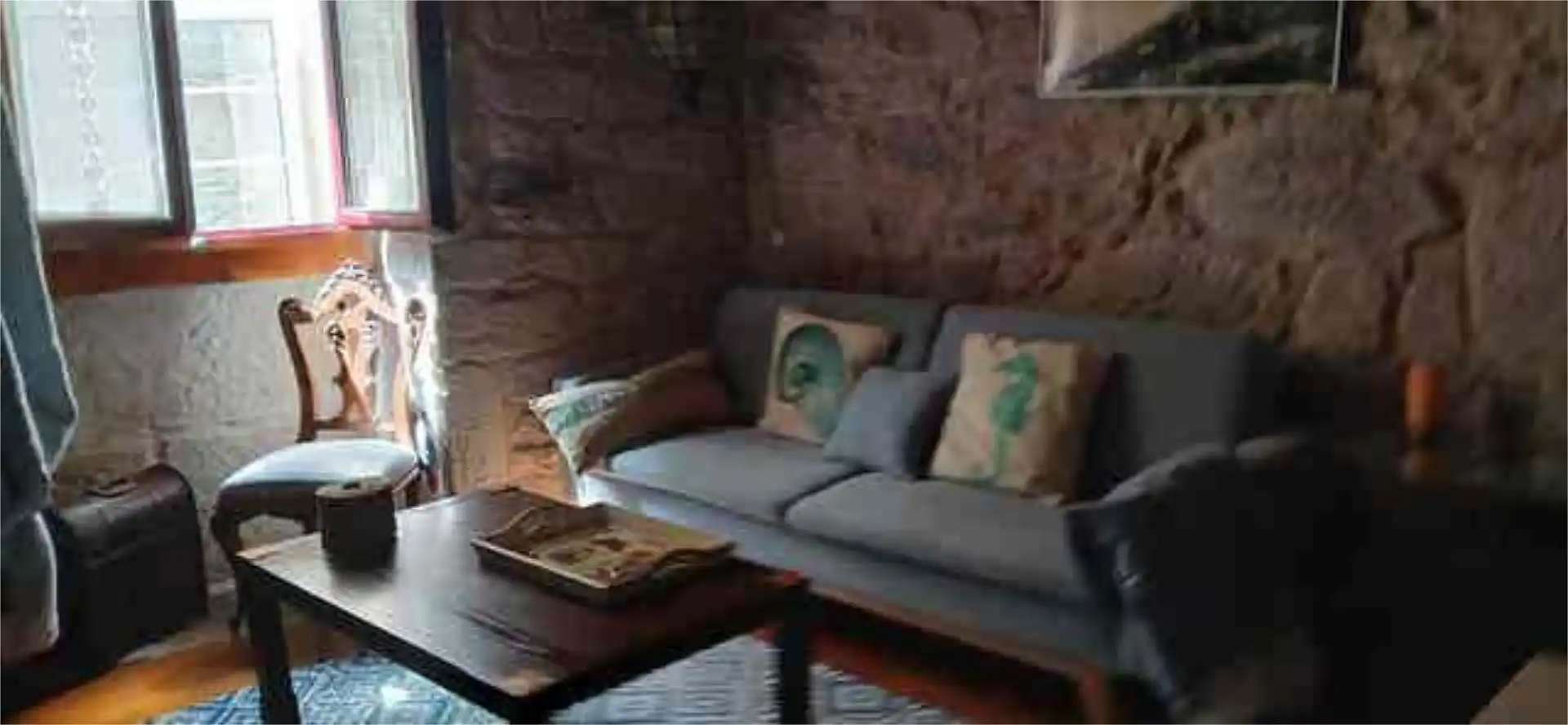 Wohnzimmer von Wohnungen zur Miete in Muros mit Haustiere erlaubt