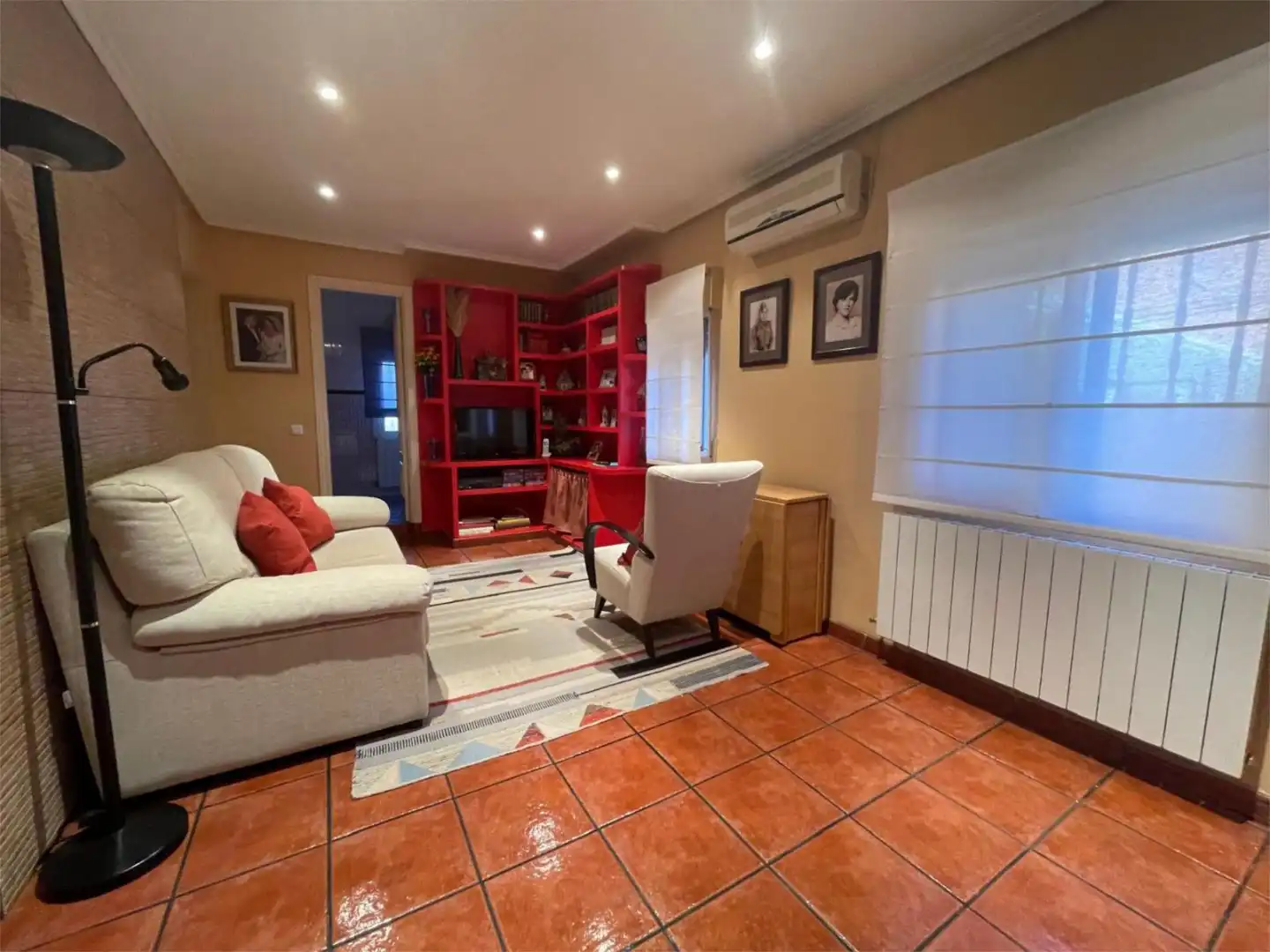Sala de estar de Piso en venta en  Madrid Capital con Aire acondicionado, Calefacción y Amueblado