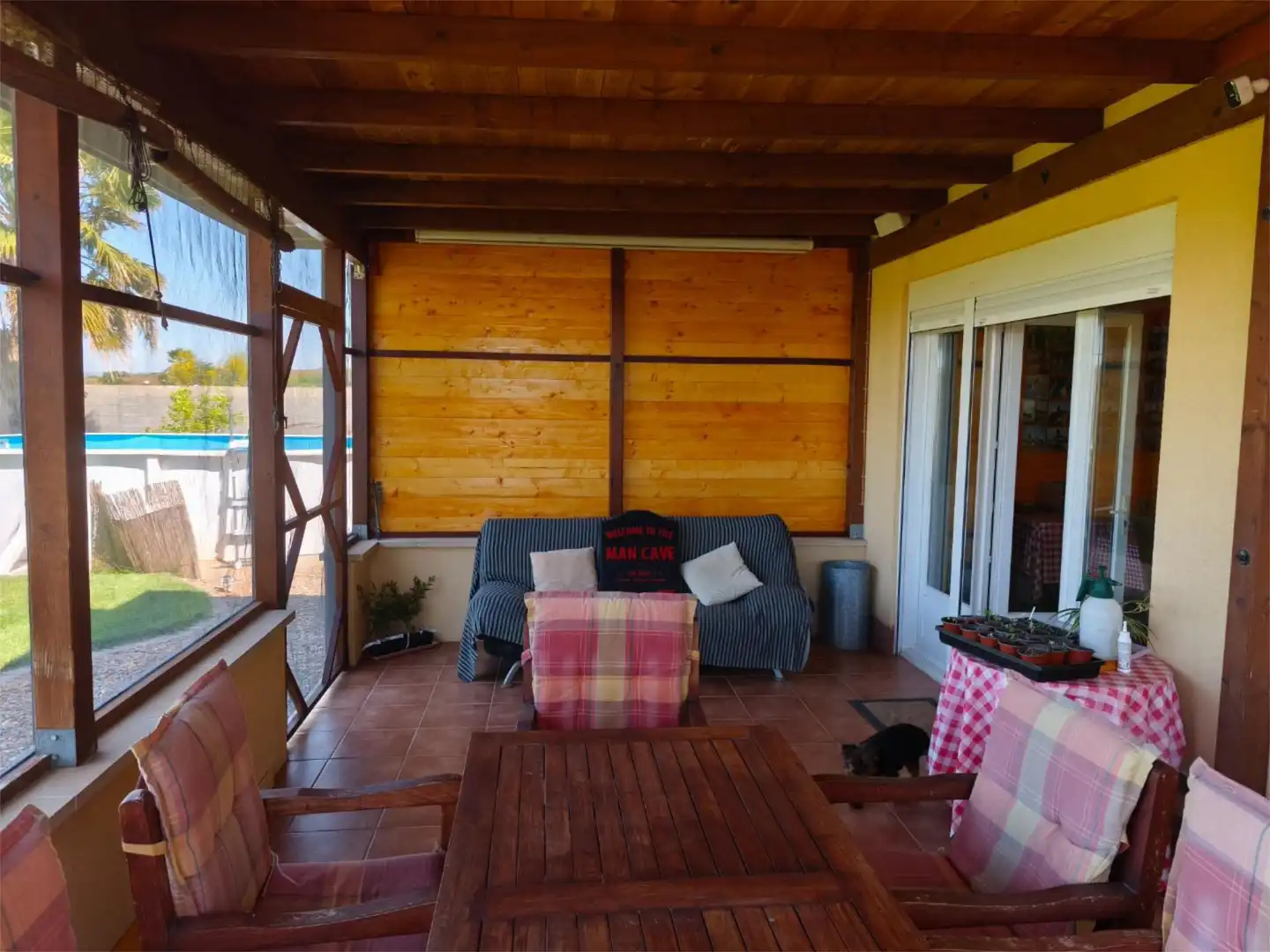 Casa o xalet en venda a Carrer Ronda Aragón y Cataluña, 438, Caspe Terrassa de Casa o xalet en venda en Caspe amb Aire condicionat i Piscina
