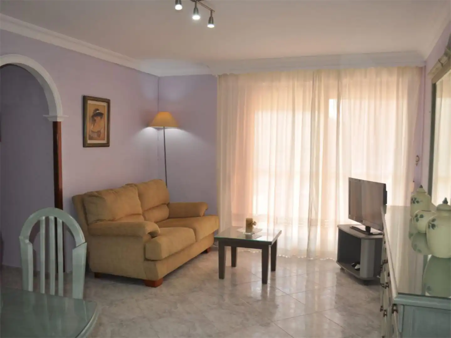 Living room of Flat for rent in La Línea de la Concepción  with Furnished and Balcony