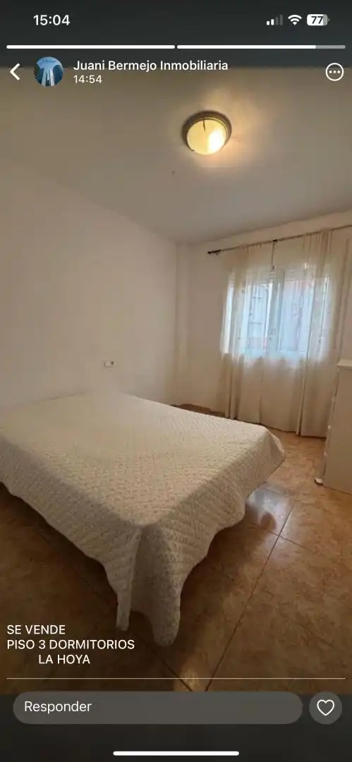 Flat for sale in Calle del Tranco, 15, La Hoya Bedroom of Flat for sale in Lorca with Air Conditioner and Balcony