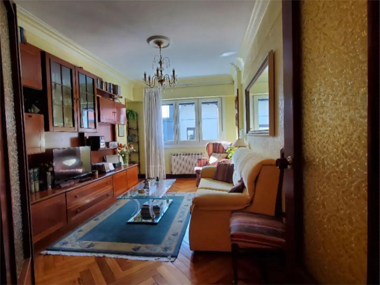Wohnzimmer von Wohnung zum Verkauf in Pasaia mit Balkon