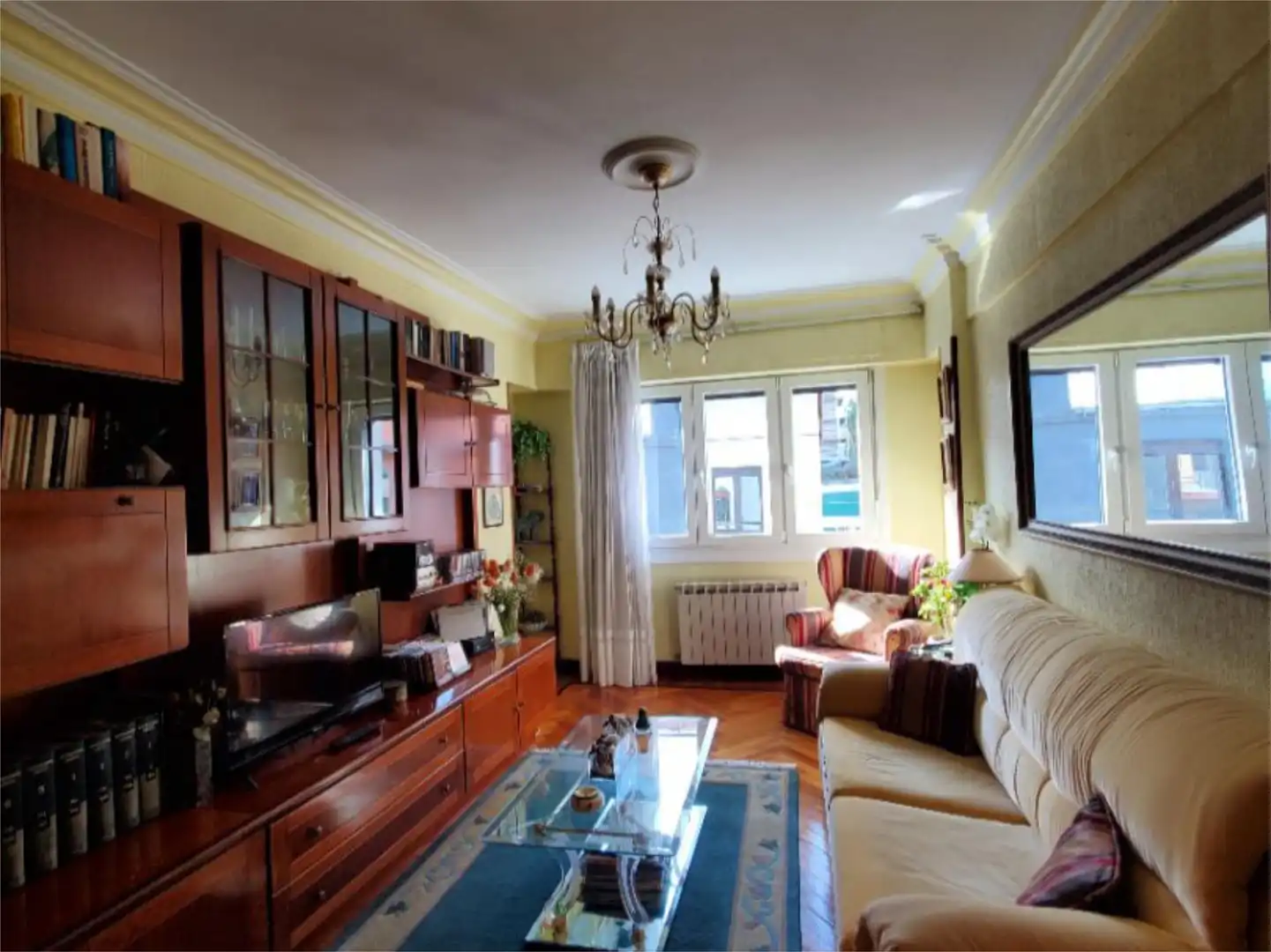 Wohnzimmer von Wohnung zum Verkauf in Pasaia mit Balkon