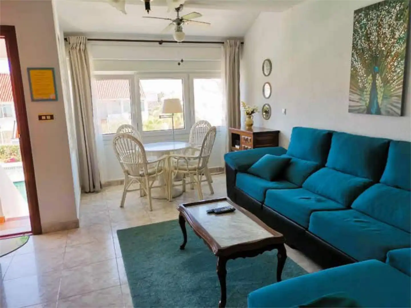 Flat for rent in Centro Internacional Living room of Flat for rent in Torrox with Private garden, Terrace and Swimming Pool