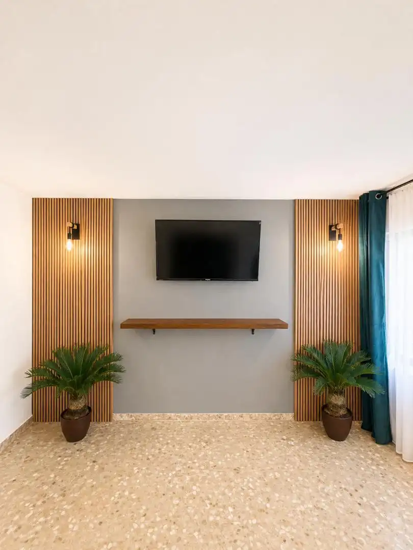 Sala de estar de Piso de alquiler en Puebla de la Calzada con Amueblado