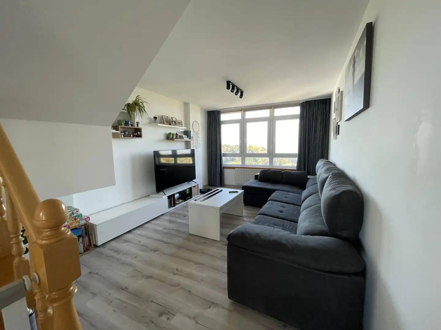 Wohnzimmer von Wohnung zum Verkauf in A Coruña Capital  mit Terrasse