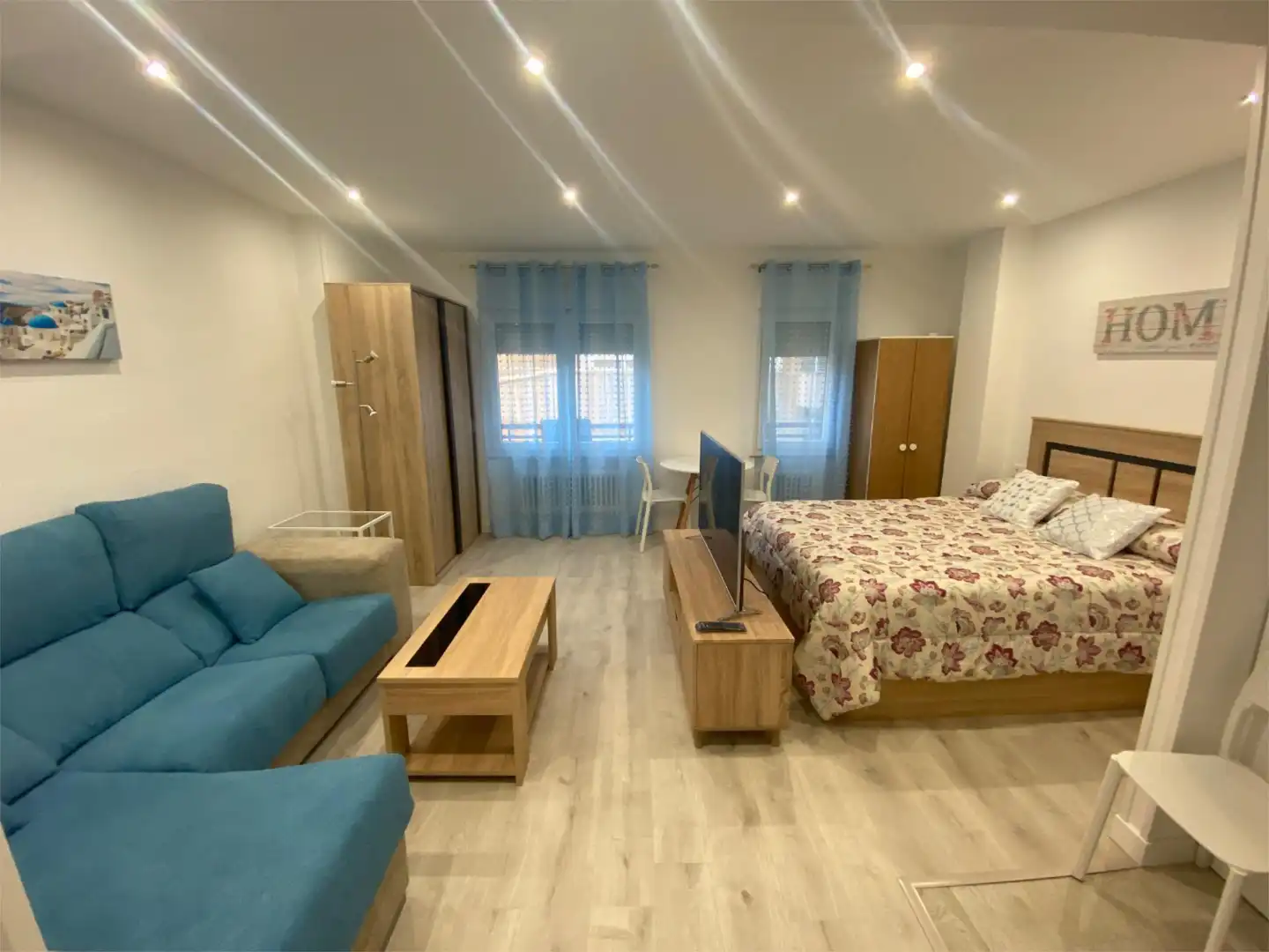 Schlafzimmer von Wohnung zur Miete in Salamanca Capital mit Klimaanlage