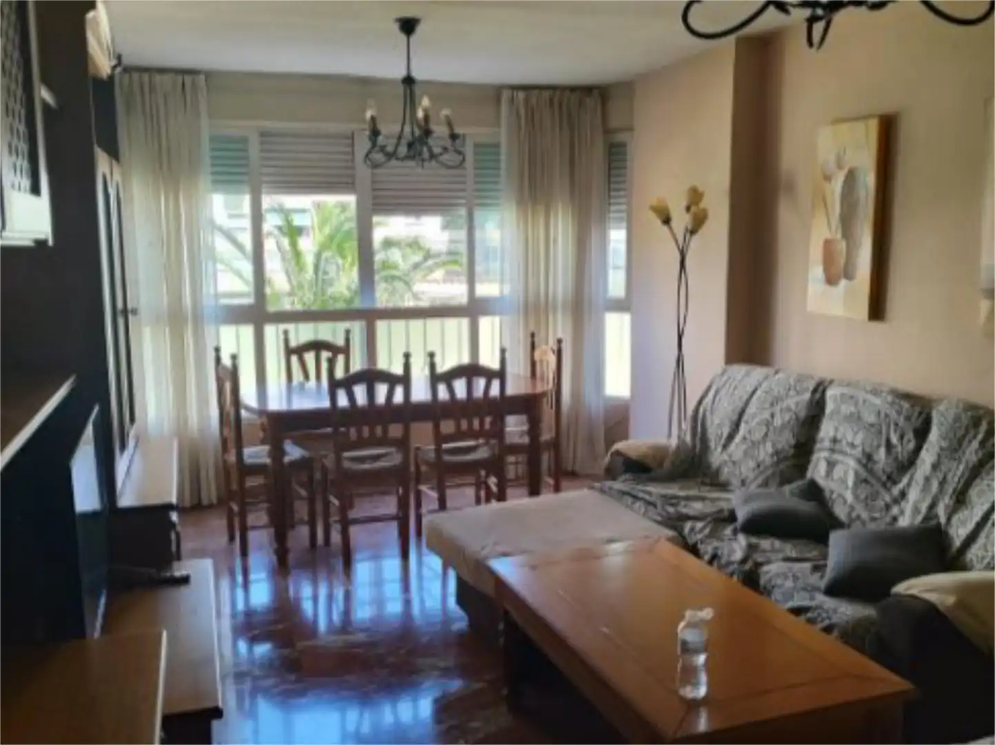 Living room of Flat for rent in  Granada Capital  with Swimming Pool and Furnished