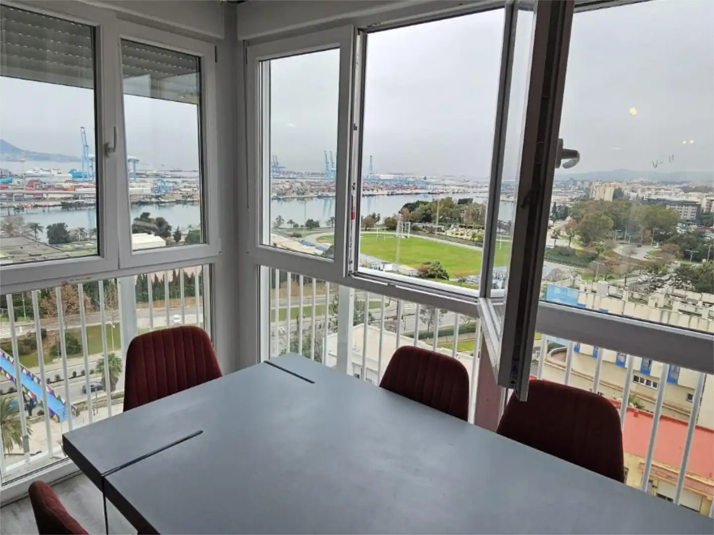 Flat for sale in Avenida Bélgica, 6, La Reconquista - El Rosario Balcony of Flat for sale in Algeciras with Parquet flooring, Terrace and Furnished
