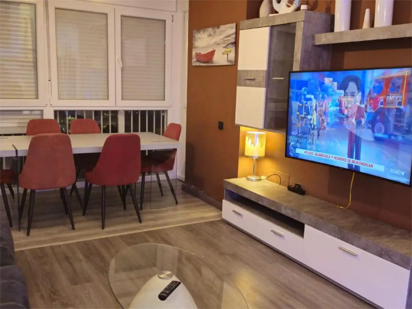 Flat for sale in Avenida Bélgica, 6, La Reconquista - El Rosario Living room of Flat for sale in Algeciras with Parquet flooring, Terrace and Furnished