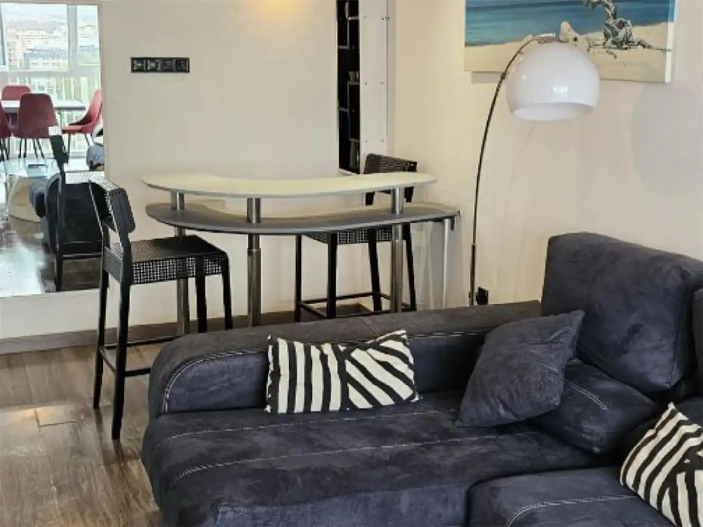 Flat for sale in Avenida Bélgica, 6, La Reconquista - El Rosario Living room of Flat for sale in Algeciras with Parquet flooring, Terrace and Furnished
