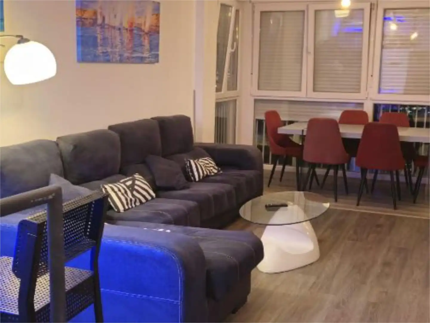 Flat for sale in Avenida Bélgica, 6, La Reconquista - El Rosario Living room of Flat for sale in Algeciras with Parquet flooring, Terrace and Furnished