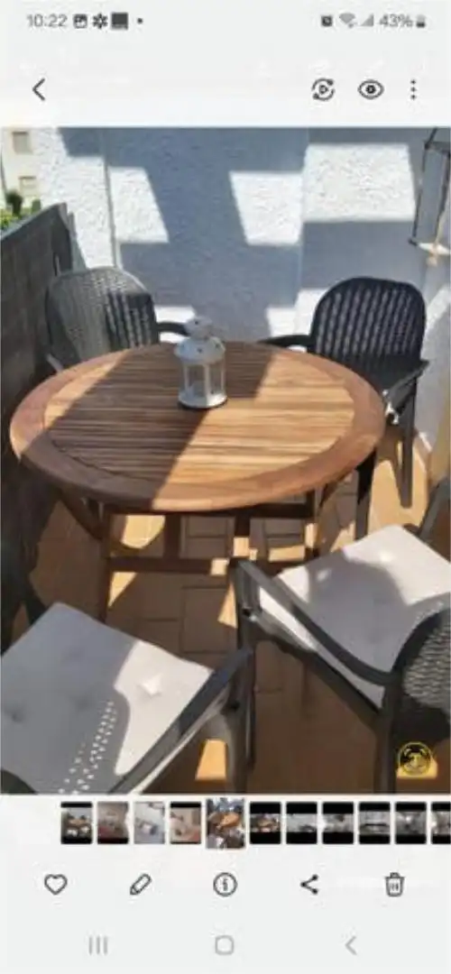 Piso de alquiler en Aguadulce - Almadraba - Punta Candor Terraza de Piso de alquiler en Rota con Terraza, Piscina y Amueblado