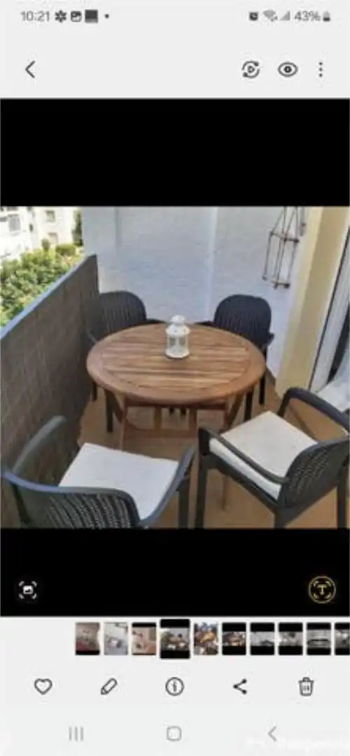 Piso de alquiler en Aguadulce - Almadraba - Punta Candor Terraza de Piso de alquiler en Rota con Terraza, Piscina y Amueblado