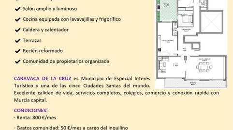 Photo 3 of Flat for rent in Avenida Gran Vía, 9, Caravaca de la Cruz, Murcia