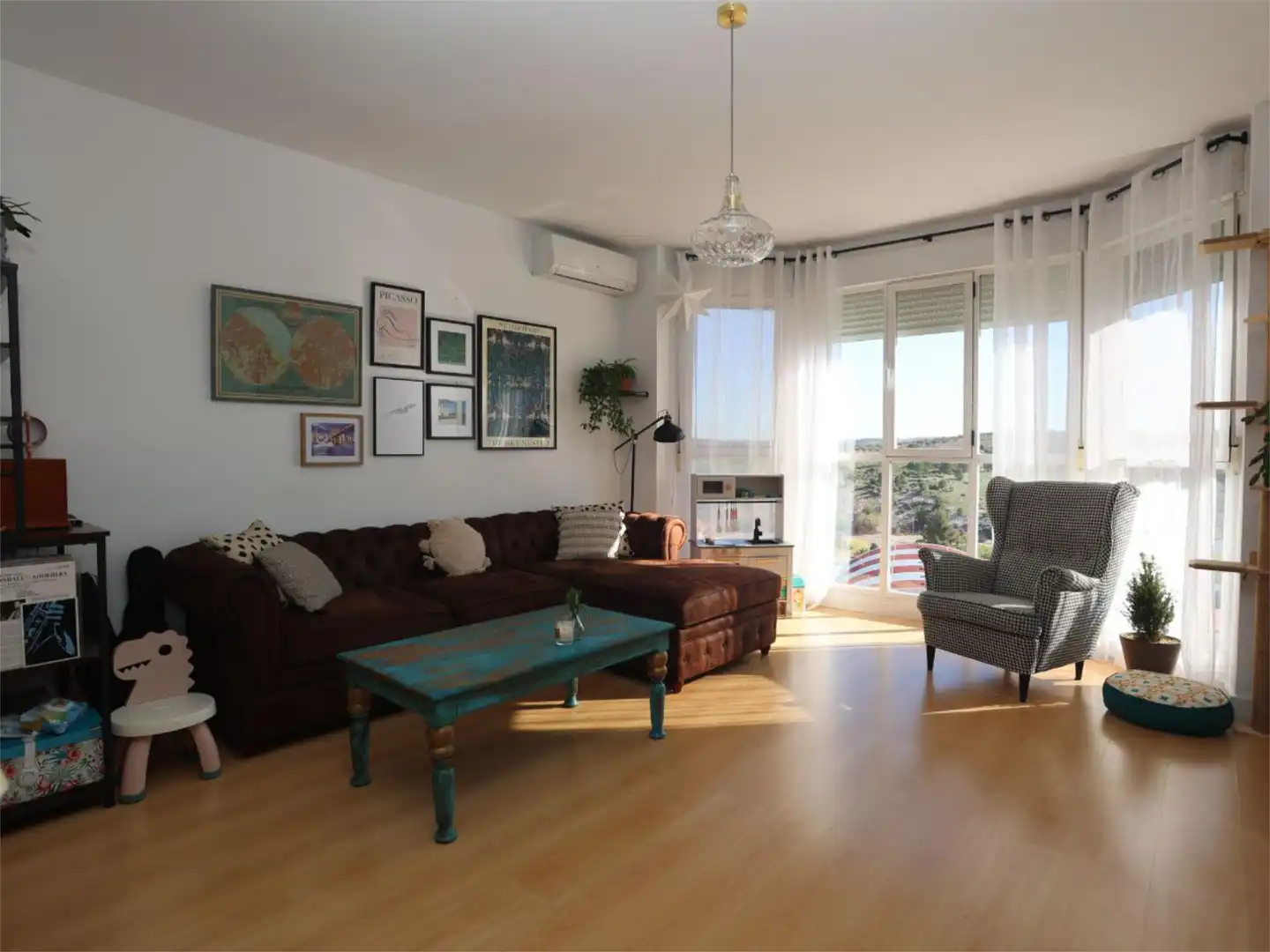 Sala de estar de Piso en venta en Arganda del Rey con Aire acondicionado, Calefacción y Jardín privado