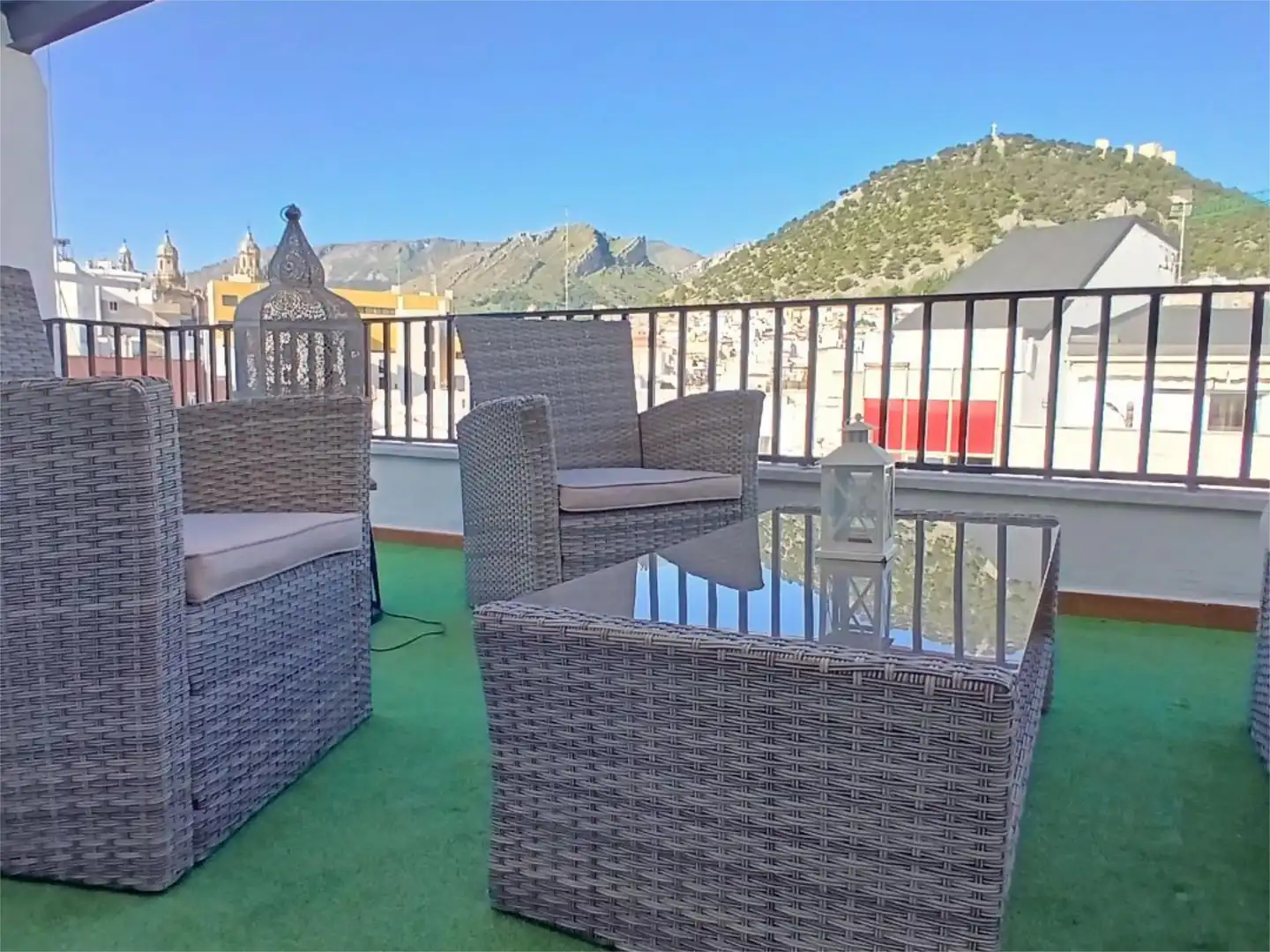 Terraza de Apartamento de alquiler en Jaén con Aire acondicionado, Calefacción y Terraza
