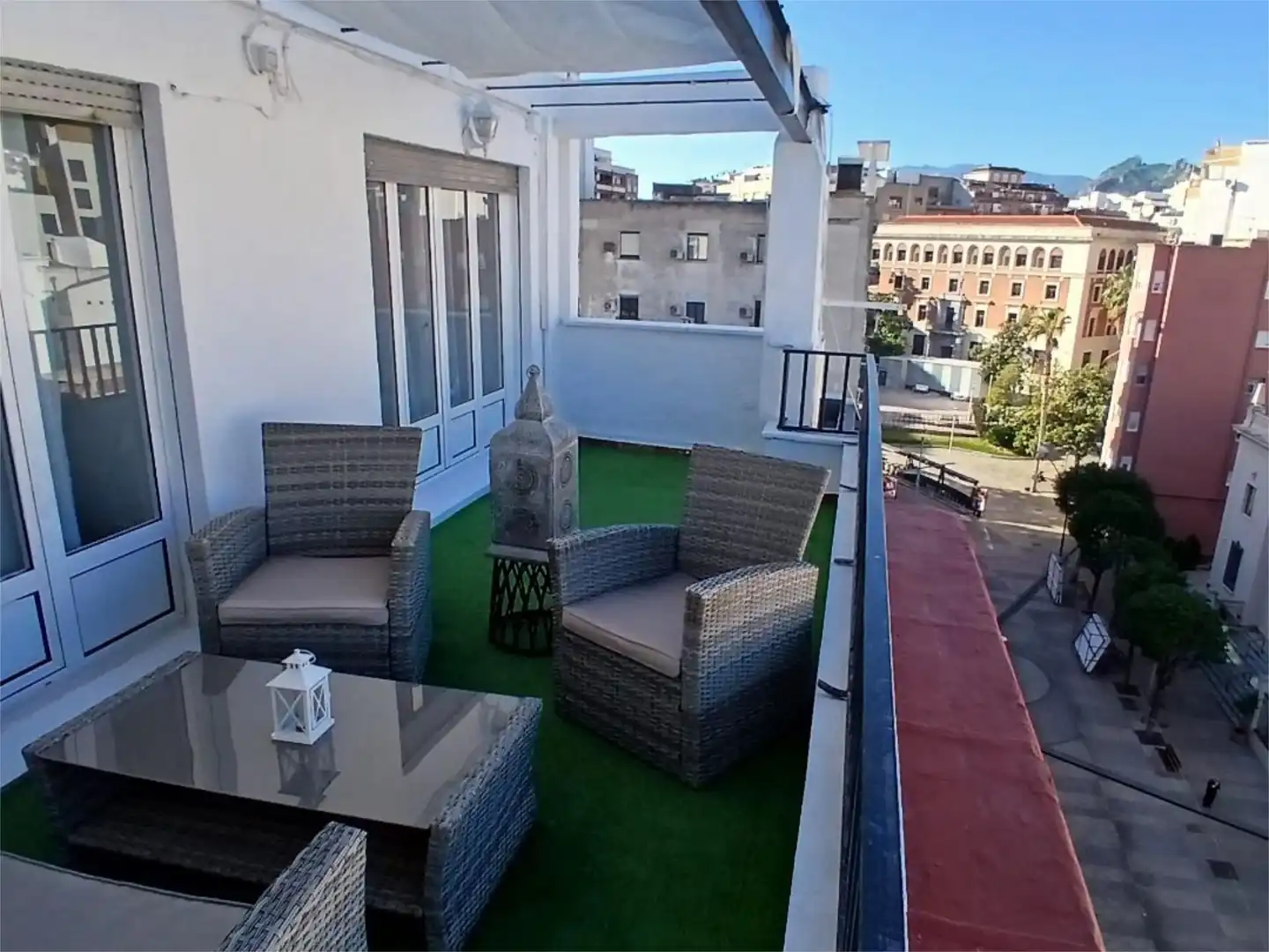 Terraza de Apartamento de alquiler en Jaén con Aire acondicionado, Calefacción y Terraza