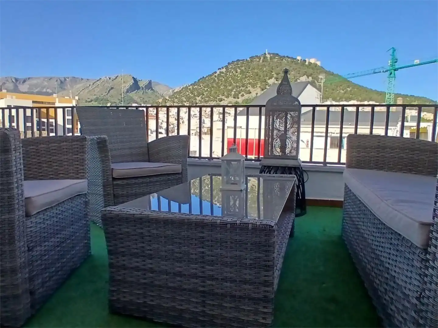 Terraza de Apartamento de alquiler en Jaén con Aire acondicionado, Calefacción y Terraza