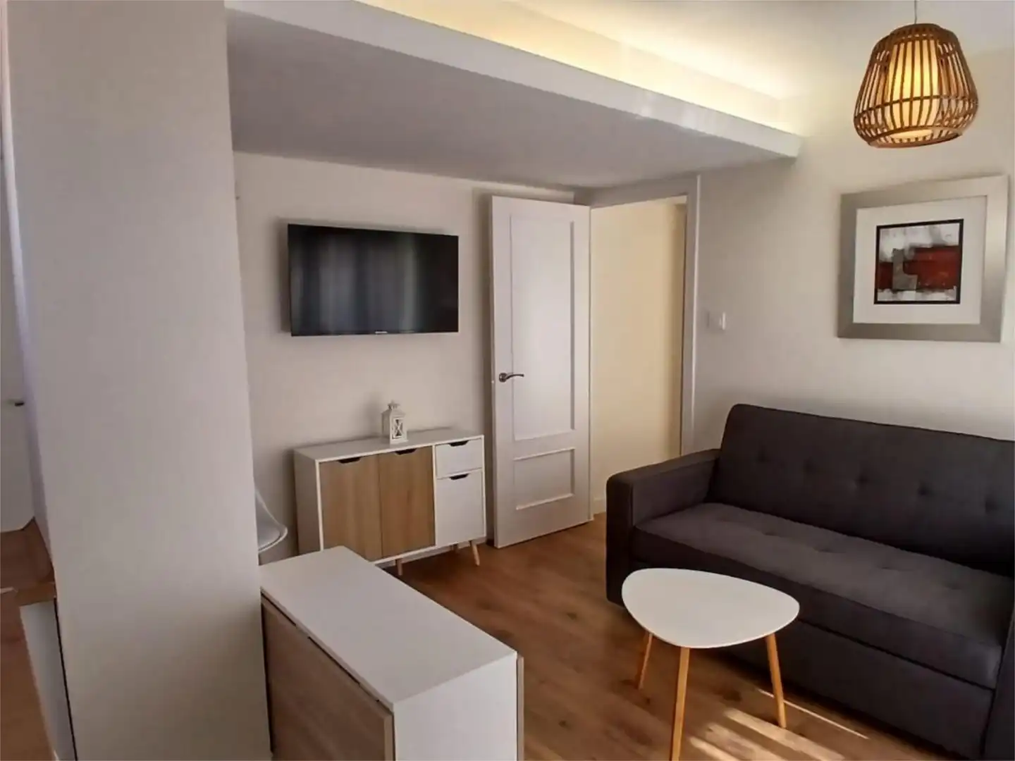 Sala de estar de Apartamento de alquiler en Jaén con Aire acondicionado, Calefacción y Terraza
