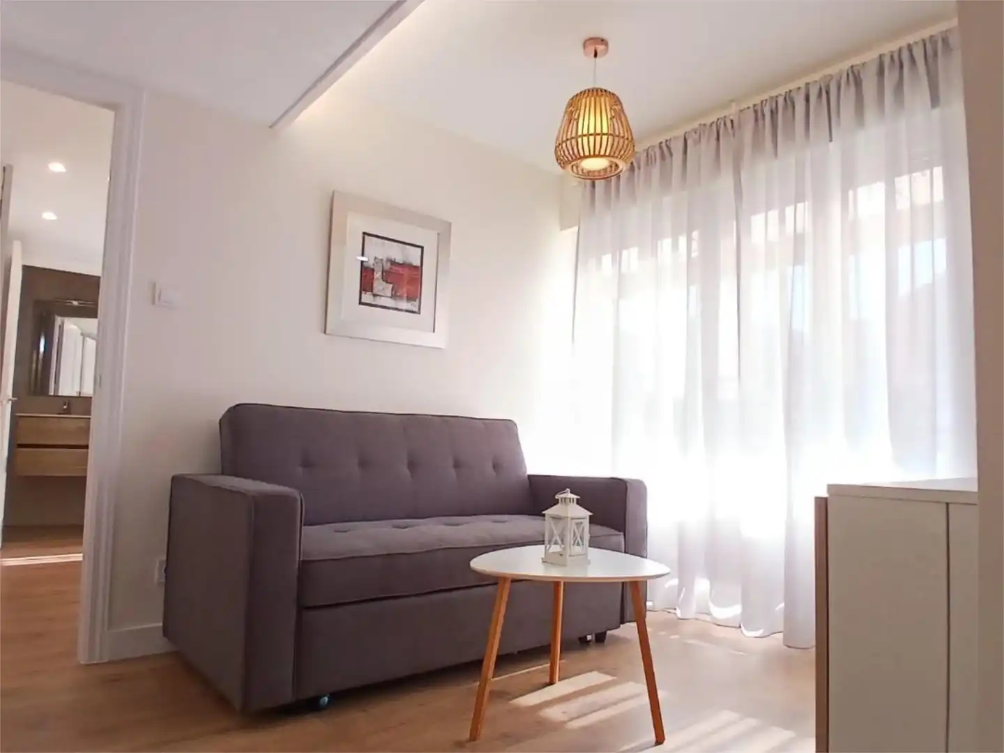 Sala de estar de Apartamento de alquiler en Jaén con Aire acondicionado, Calefacción y Terraza