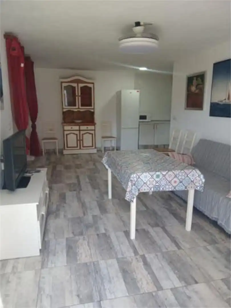 Cuina de Apartament de lloguer en Almonte amb Jardí privat i Piscina