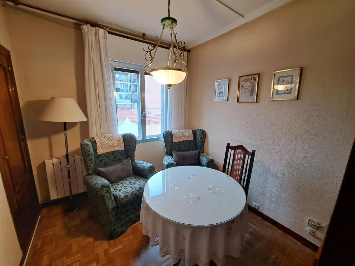 Piso en venta en Calle Enrique Velasco, 14, Numancia Comedor de Piso en venta en Madrid con Aire acondicionado, Calefacción y Parquet