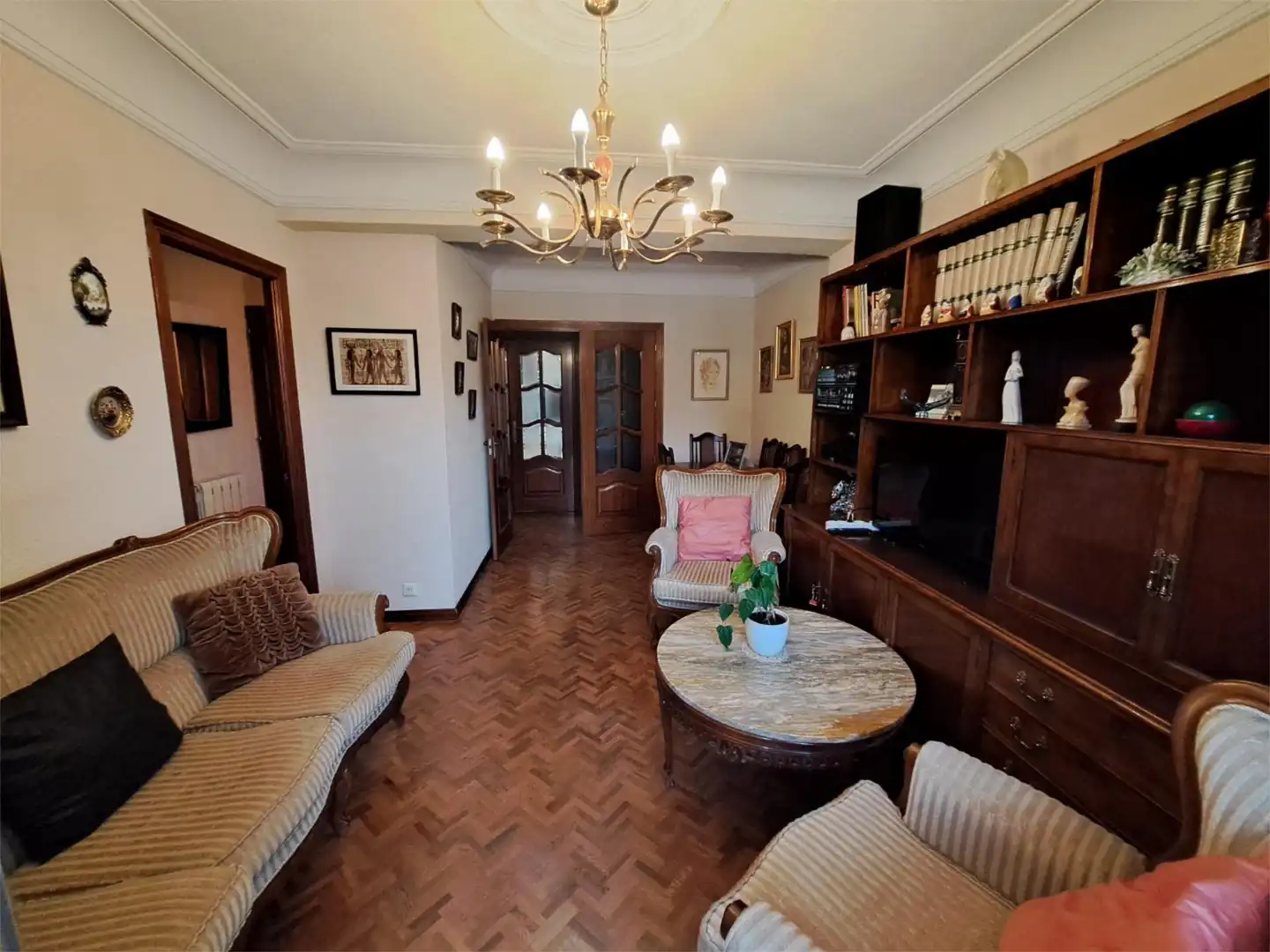 Piso en venta en Calle Enrique Velasco, 14, Numancia Sala de estar de Piso en venta en Madrid con Aire acondicionado, Calefacción y Parquet