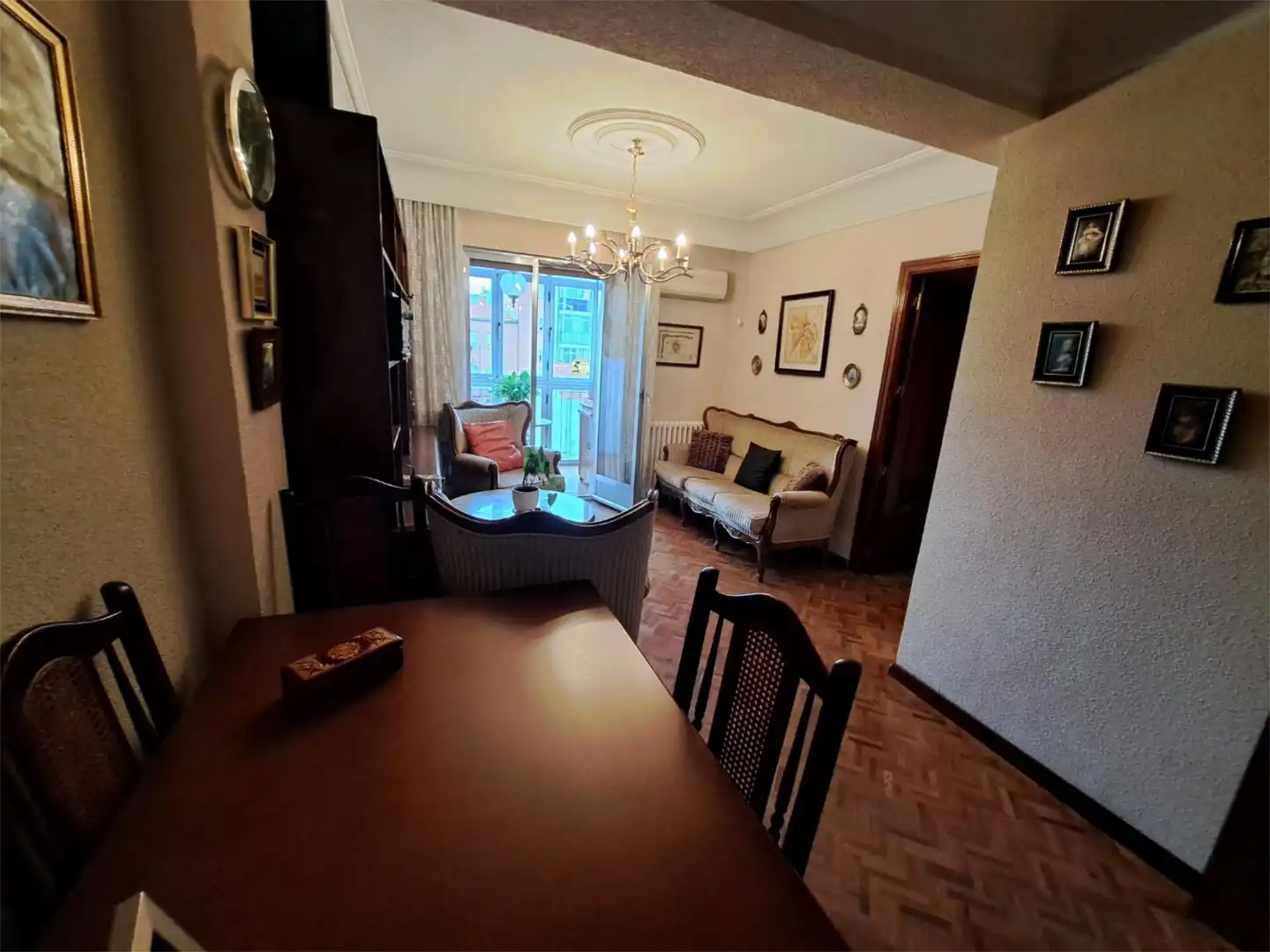Piso en venta en Calle Enrique Velasco, 14, Numancia Sala de estar de Piso en venta en Madrid con Aire acondicionado, Calefacción y Parquet
