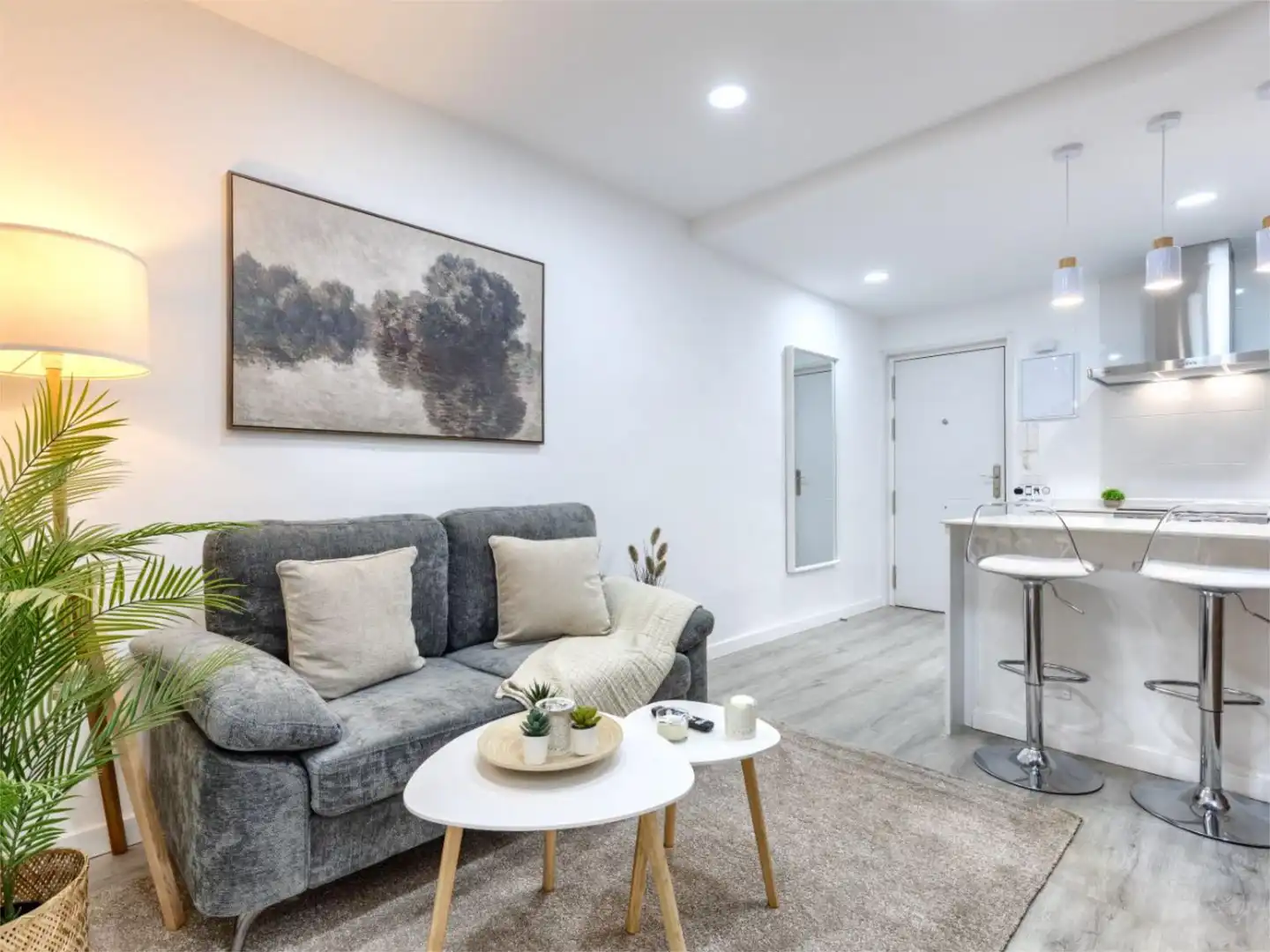 Wohnzimmer von Wohnung zur untervermieten in Getafe mit Klimaanlage, Heizung und Parkett