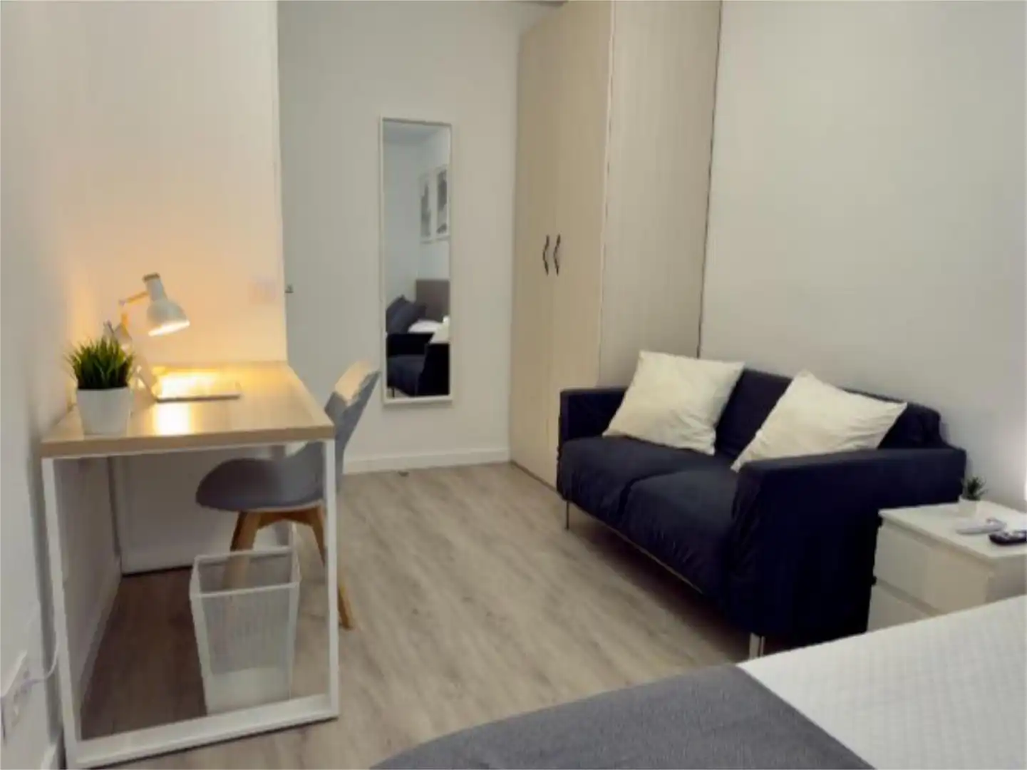 Schlafzimmer von Wohnung zur untervermieten in Getafe mit Klimaanlage, Heizung und Parkett