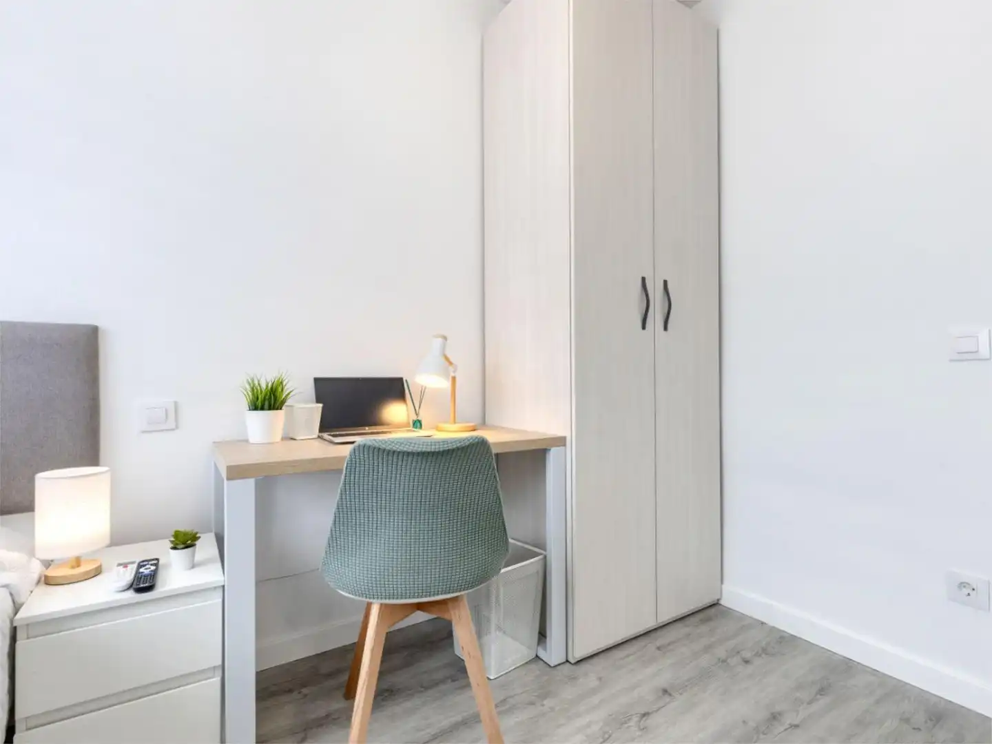 Schlafzimmer von Wohnung zur untervermieten in Getafe mit Klimaanlage, Heizung und Parkett
