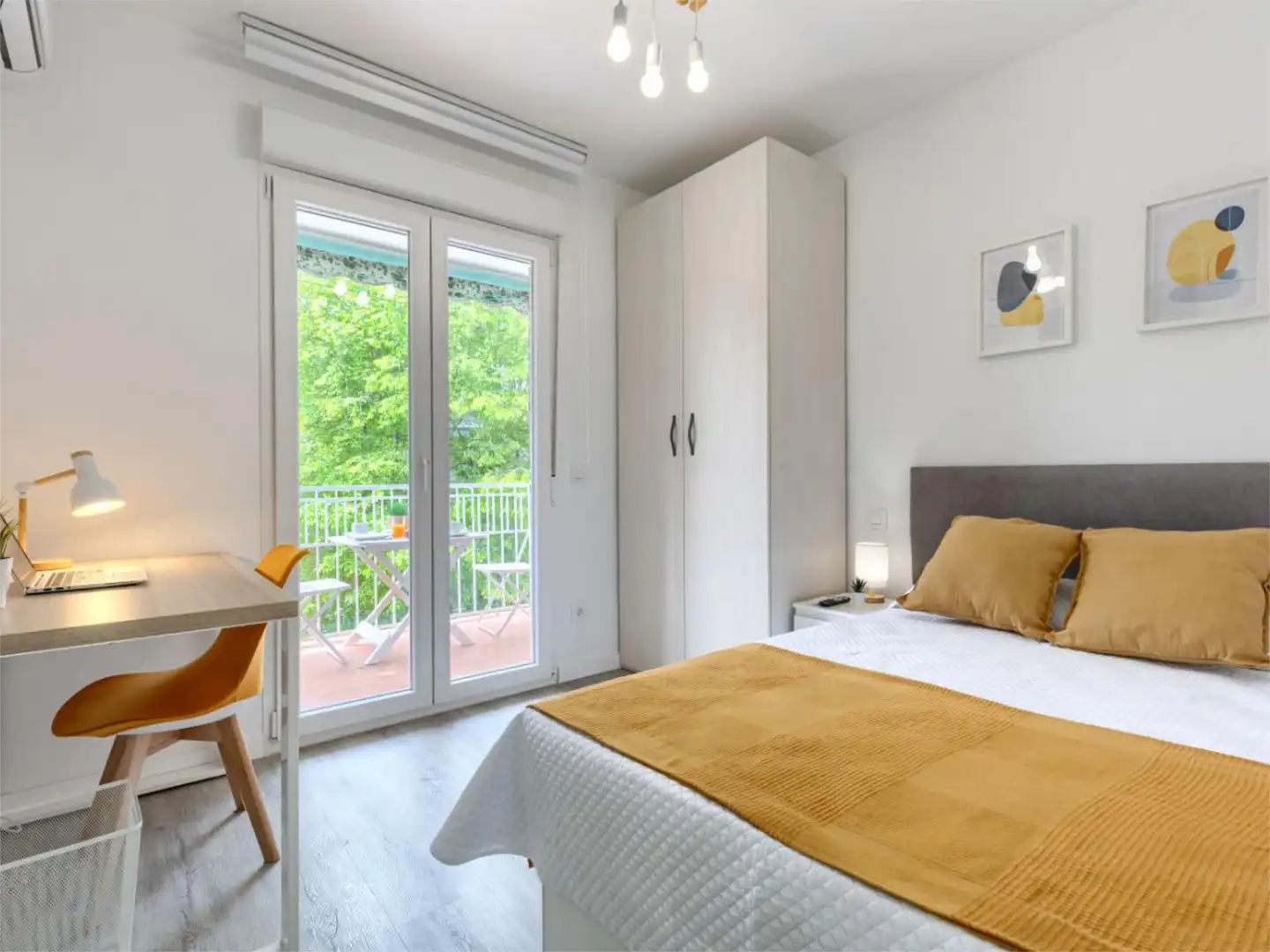 Terrasse von Wohnung zur untervermieten in Getafe mit Klimaanlage, Heizung und Parkett