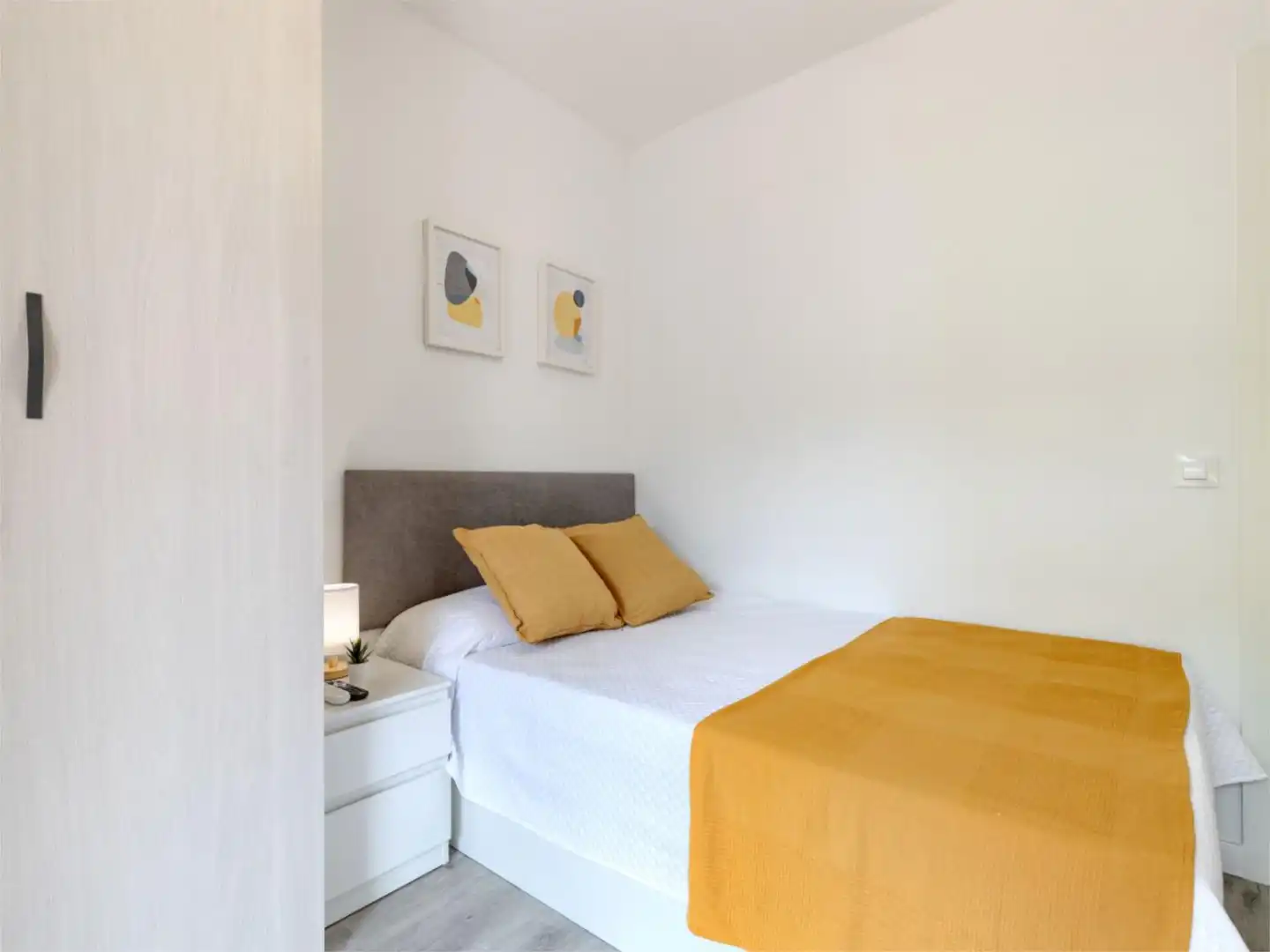Schlafzimmer von Wohnung zur untervermieten in Getafe mit Klimaanlage, Heizung und Parkett