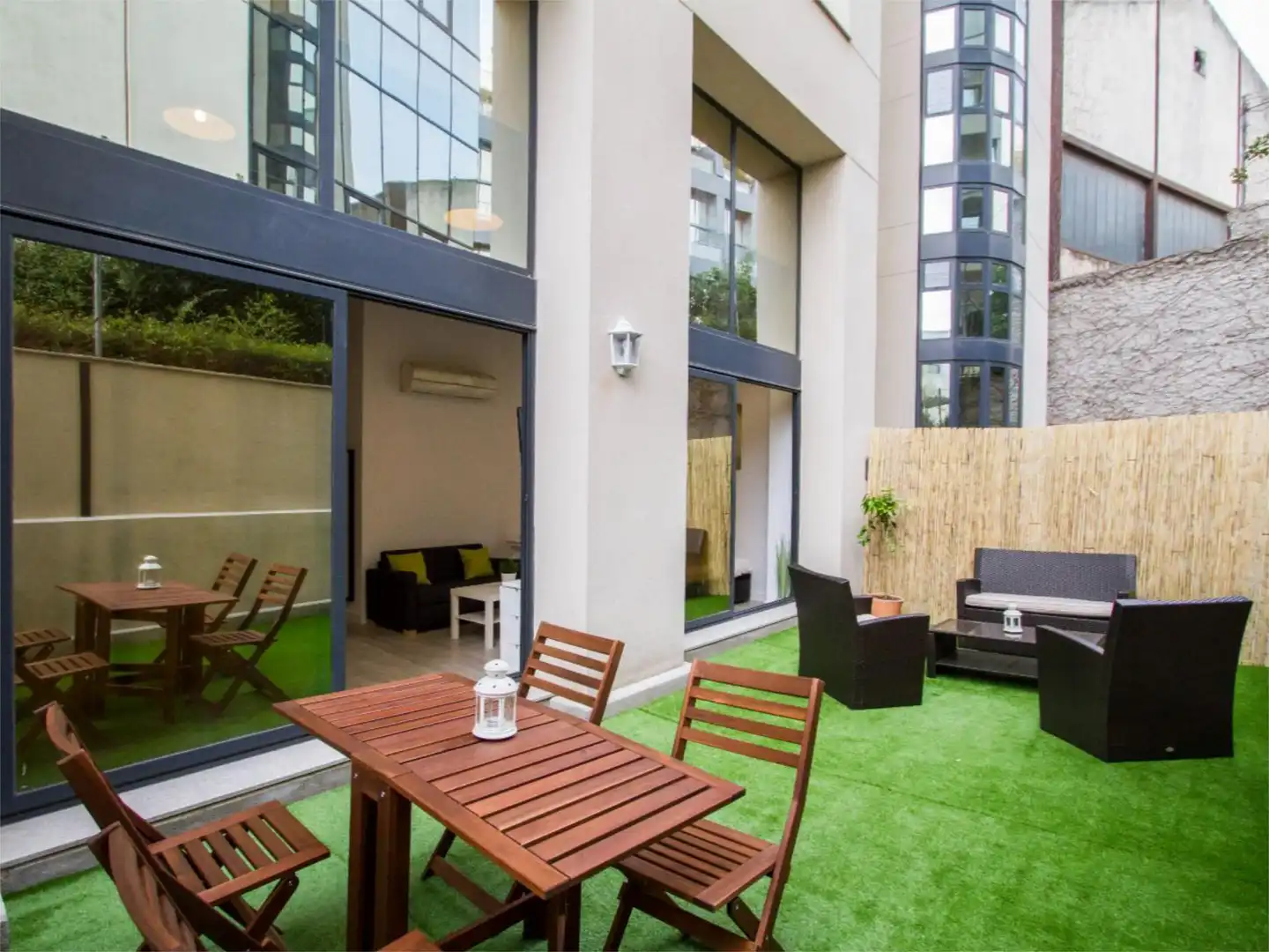 Terrasse von Loft zur Miete in Madrid mit Klimaanlage, Heizung und Privatgarten