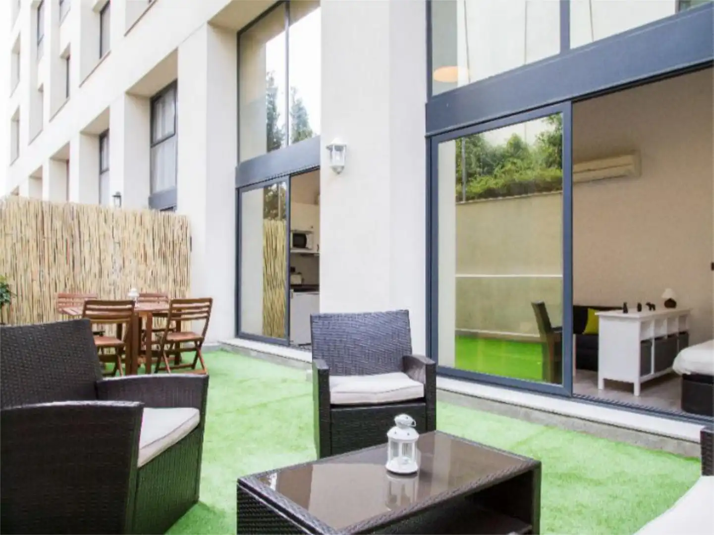 Terrasse von Loft zur Miete in Madrid mit Klimaanlage, Heizung und Privatgarten