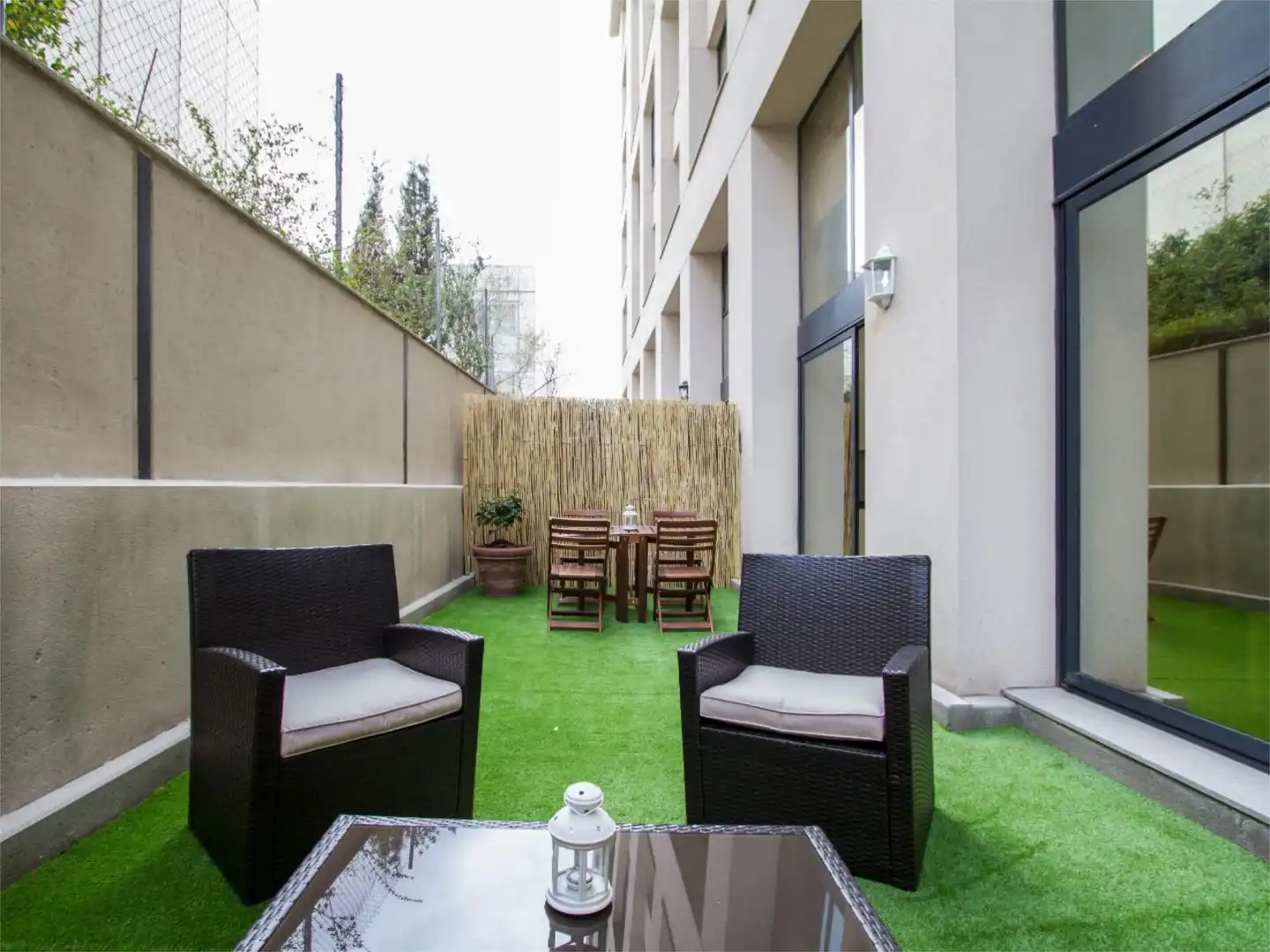 Terrasse von Loft zur Miete in Madrid mit Klimaanlage, Heizung und Privatgarten